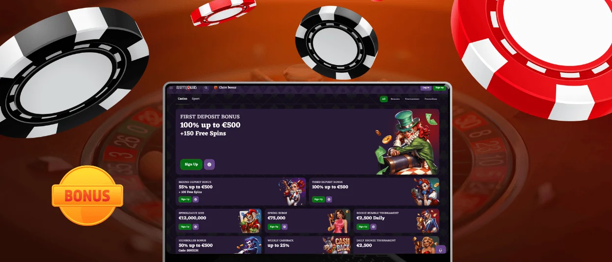 HappyJokers Bonus Page